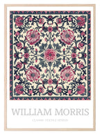 William Morris Inspired Print | Roses Floral Wall Art - Larosier Prints
