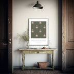 William Morris Inspired Print | Olive Green Wall Art - Larosier Prints