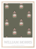 William Morris Inspired Print | Olive Green Wall Art - Larosier Prints
