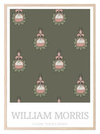 William Morris Inspired Print | Olive Green Wall Art - Larosier Prints