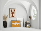 Leopard Print Abstract Fish Print | Trout Modern Wall Art - Larosier Prints