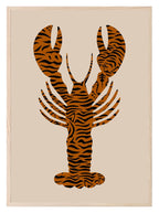 Leopard Print Abstract Lobster Print | Modern Wall Art - Larosier Prints