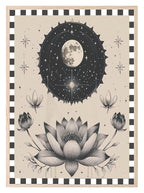Floral Moon Print Collection | Celestial Wall Art - Larosier Prints