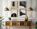 Autumnal Abstract Print Collection | Warm & Cosy Wall Art - Larosier Prints