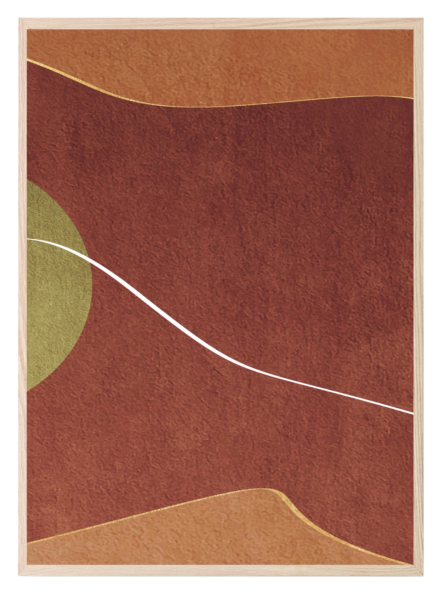 Autumnal Abstract Print Collection | Warm & Cosy Wall Art Abstract Print 9