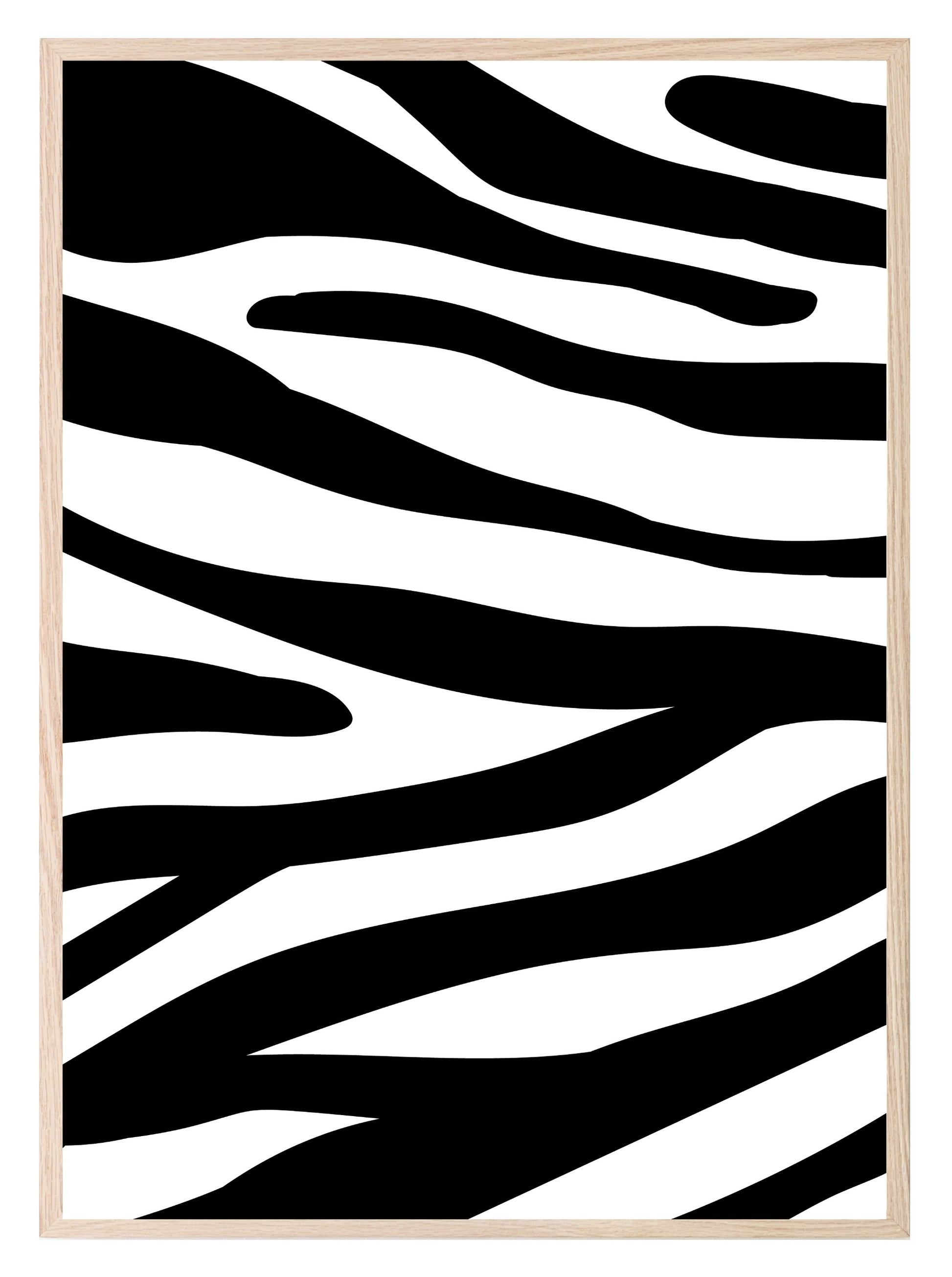 Personalised Set Of 3 Animalistic Prints | Black & Gold Zebra Wall Art