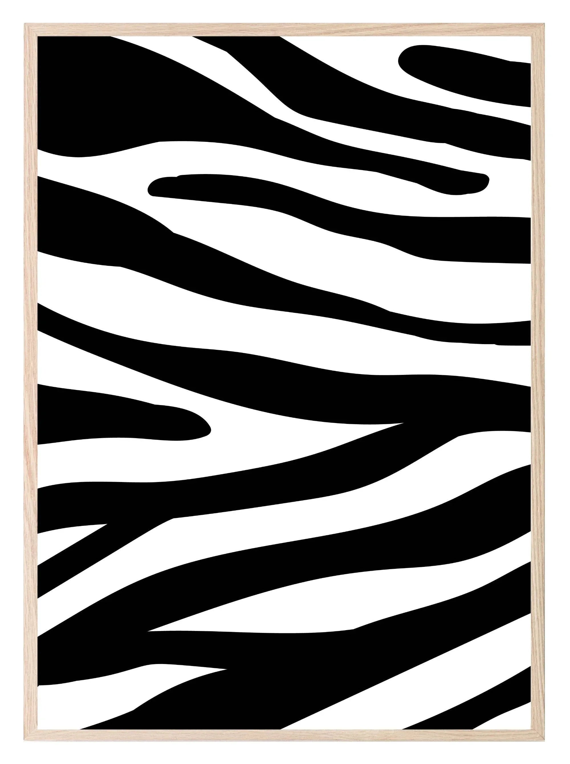 Personalised Set Of 3 Animalistic Prints | Black & Gold Zebra Wall Art - Larosier Prints