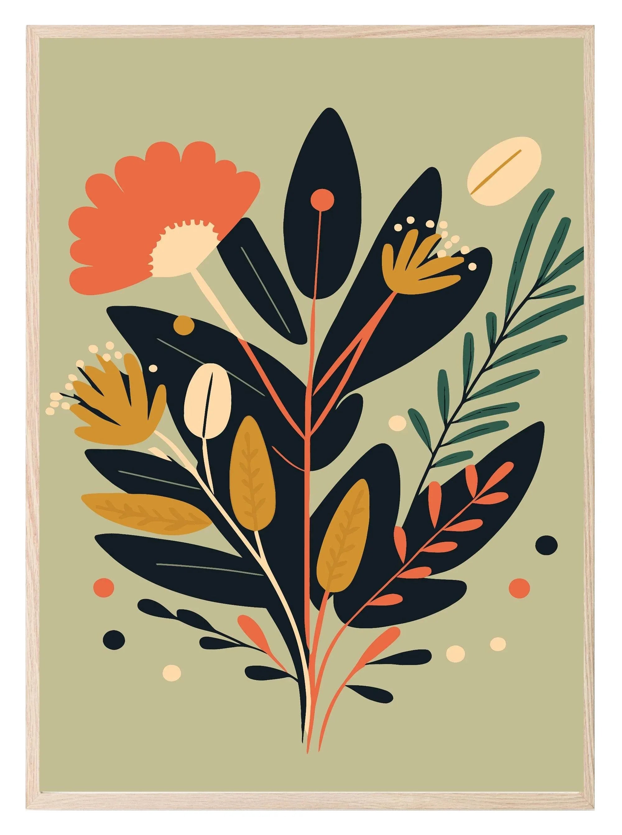 Bright Floral Print Collection II | Botanical Wall Art - Larosier Prints