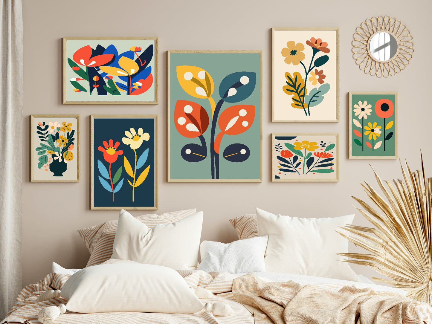 Bright Floral Print Collection | Botanical Wall Art