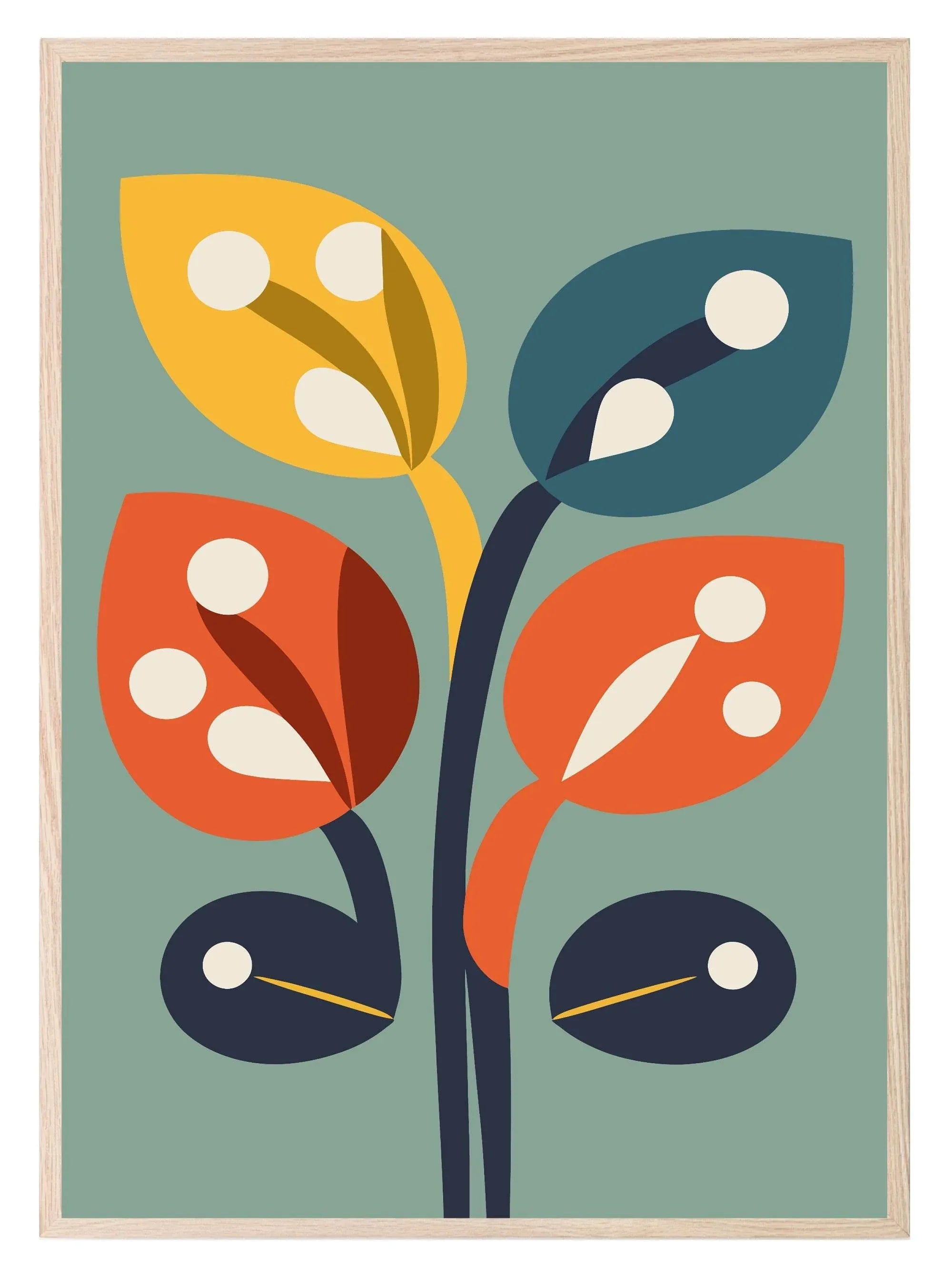 Bright Floral Print Collection | Botanical Wall Art - Larosier Prints