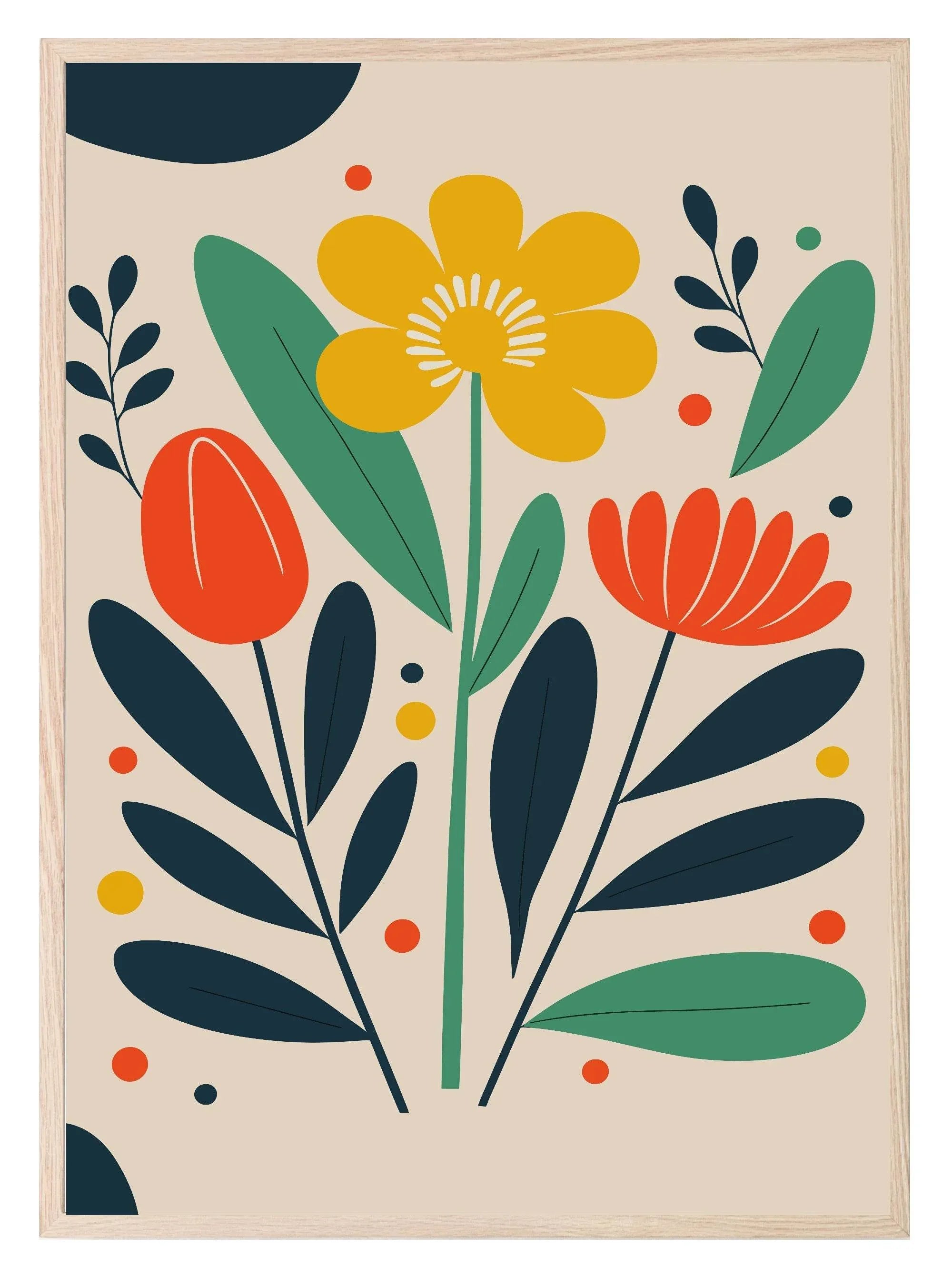 Bright Floral Print Collection | Botanical Wall Art - Larosier Prints