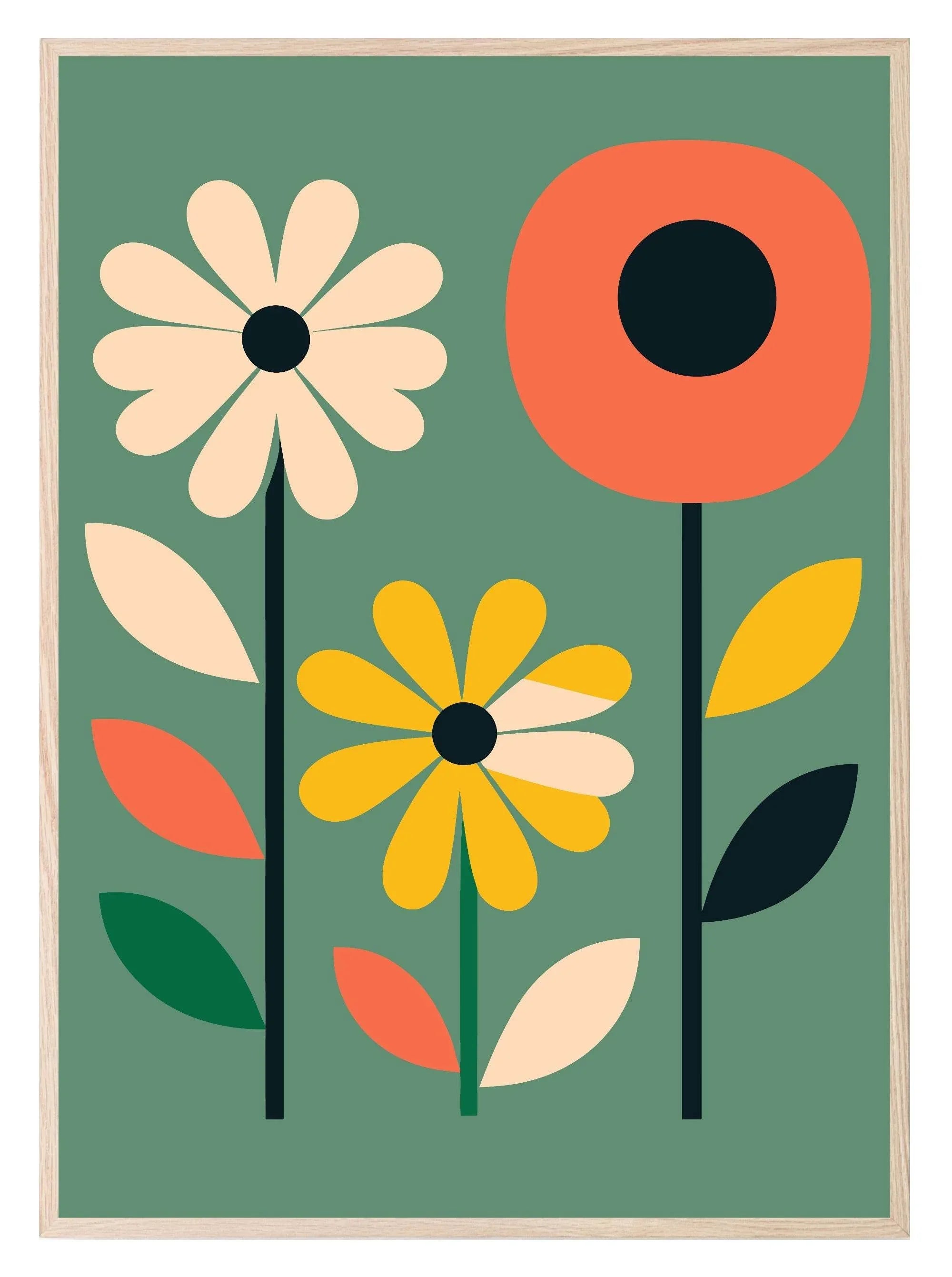 Bright Floral Print Collection | Botanical Wall Art - Larosier Prints