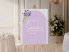 Lavender Graduation Party Sign - Larosier Prints