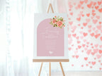 Baby In Bloom Family Traditions Baby Shower Party Sign - Larosier Prints