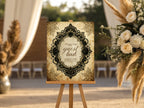Lace Oval Wedding In Loving Memory Sign