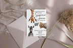 Wild One Birthday Party Invitations & Envelopes | Pack of 10 - Larosier Prints