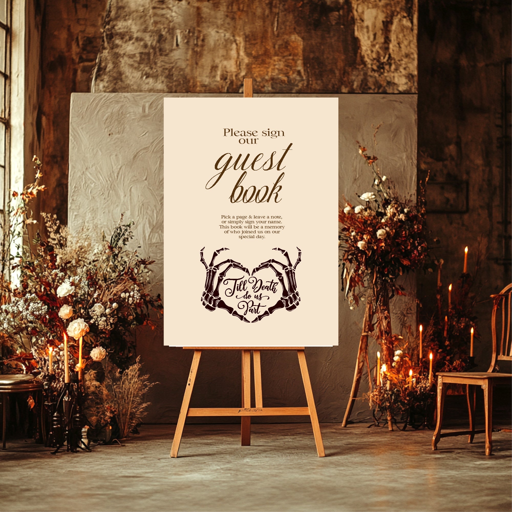 The Lovers Tarot Complete Wedding Signage Bundle | Beige