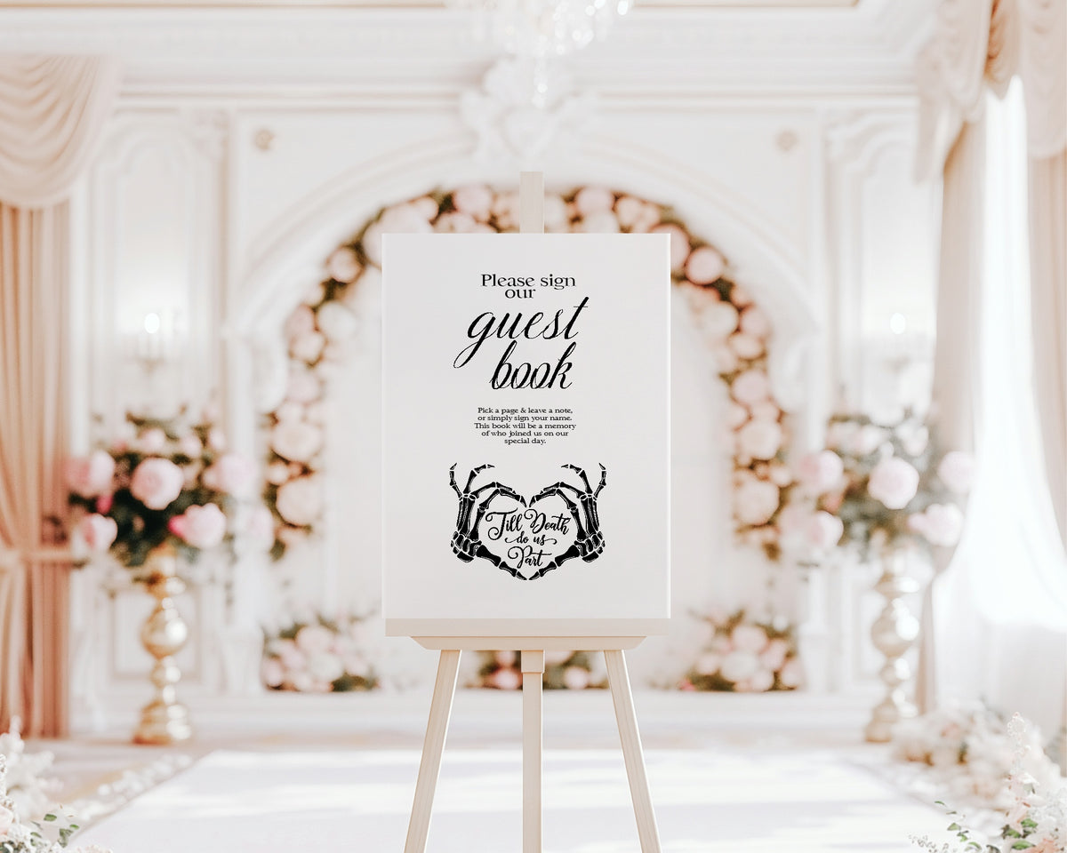The Lovers Tarot Complete Wedding Signage Bundle | White