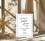 Minimalist Birthday Party Invitations & Envelopes | Pack of 10 - Larosier Prints