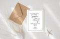 Minimalist Birthday Party Invitations & Envelopes | Pack of 10 - Larosier Prints