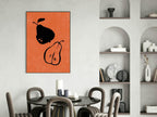 Abstract Pear Print | Food Wall Art - Larosier Prints