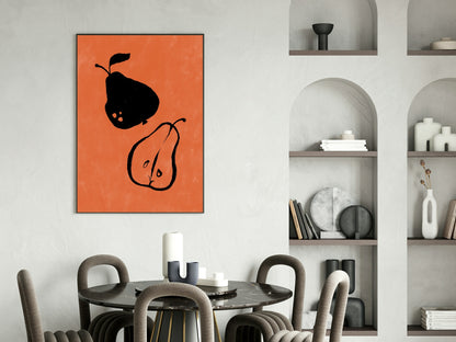 Abstract Pear Print | Food Wall Art