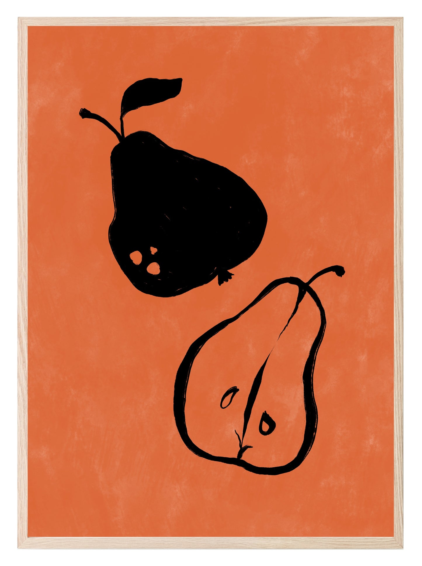 Abstract Pear Print | Food Wall Art