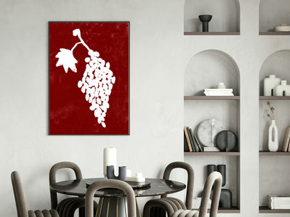 Abstract Grapes Print | Food Wall Art