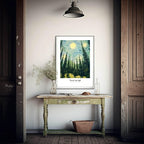 Vincent Van Gogh Forest Print | Classic Inspired Art - Larosier Prints