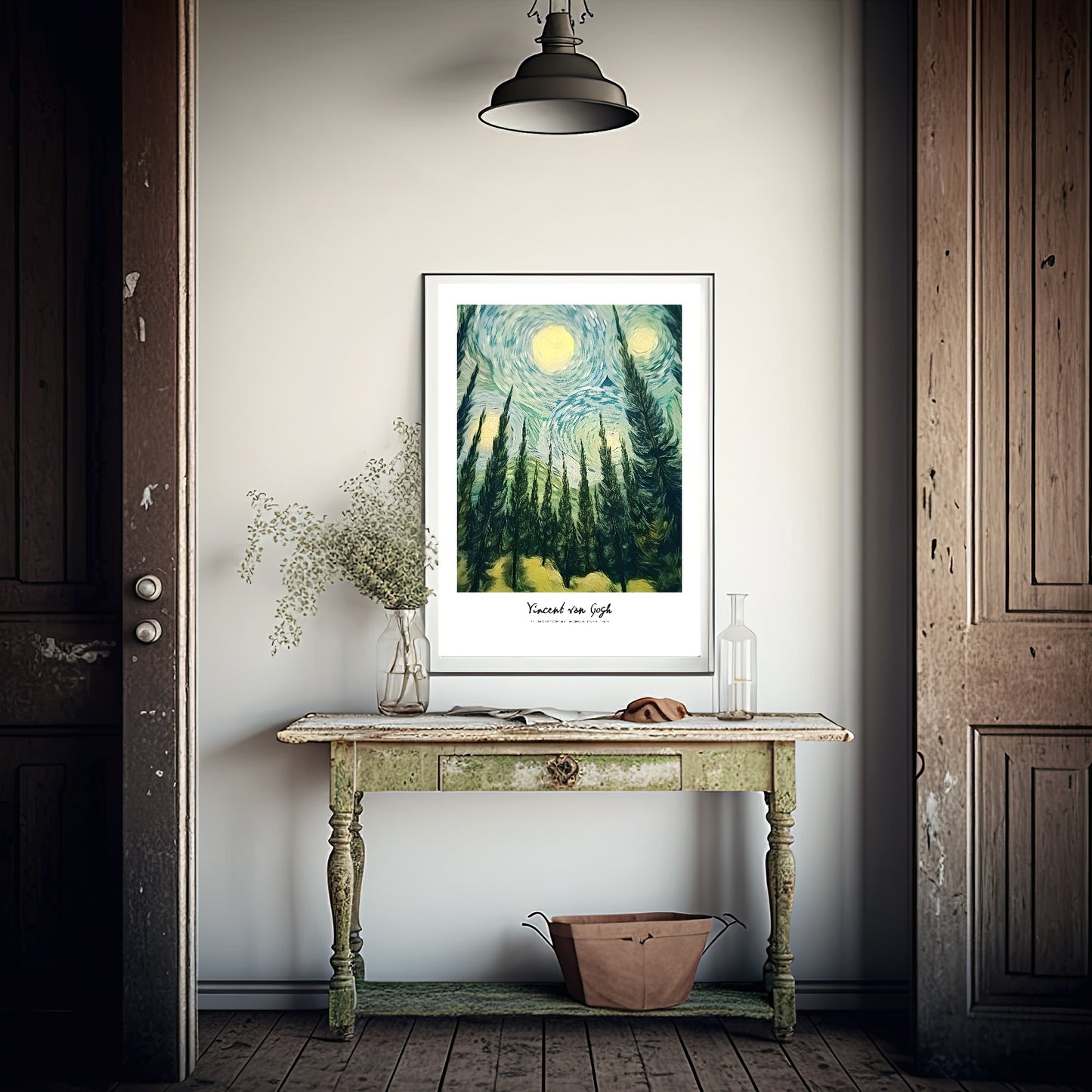 Vincent Van Gogh Forest Print | Classic Inspired Art