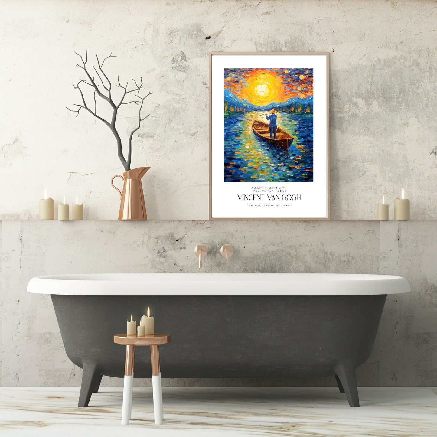 Vincent Van Gogh Lake Print | Classic Inspired Art