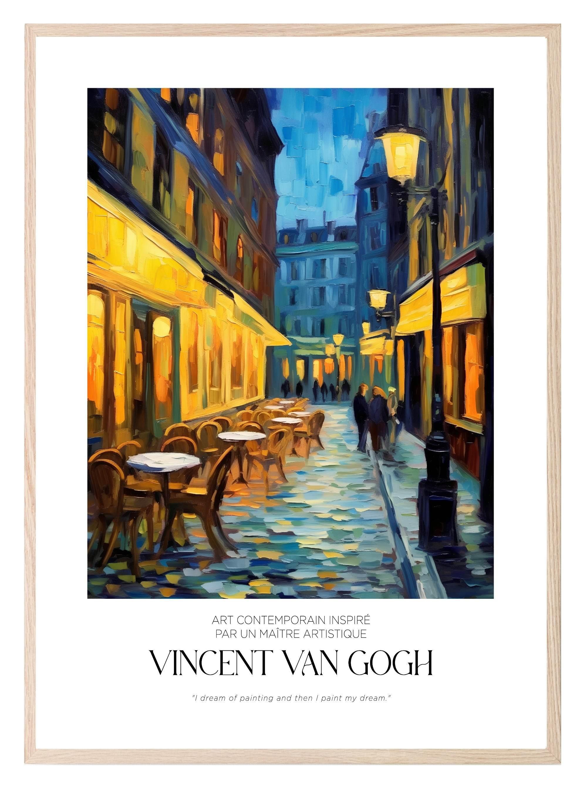 Vincent Van Gogh Street Print | Classic Inspired Art - Larosier Prints