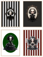 Gothic Dolls Prints | Spooky Wall Art - Larosier Prints