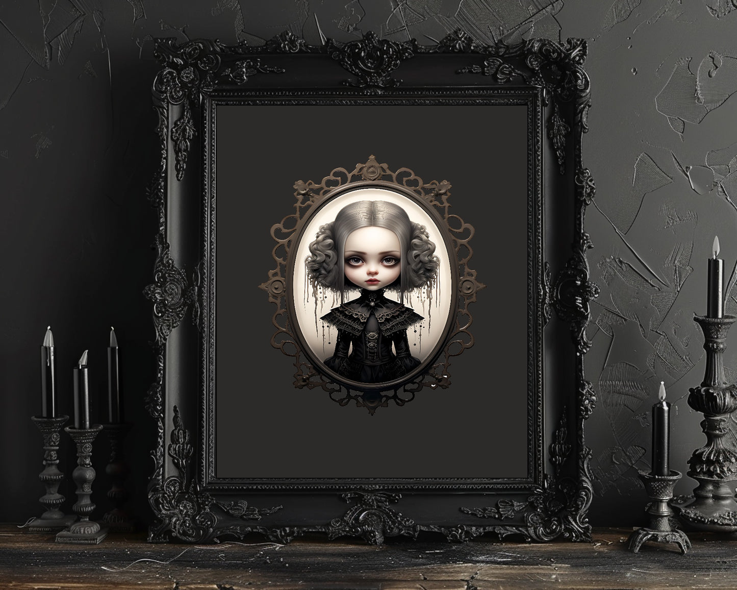 Gothic Dolls Prints | Spooky Wall Art