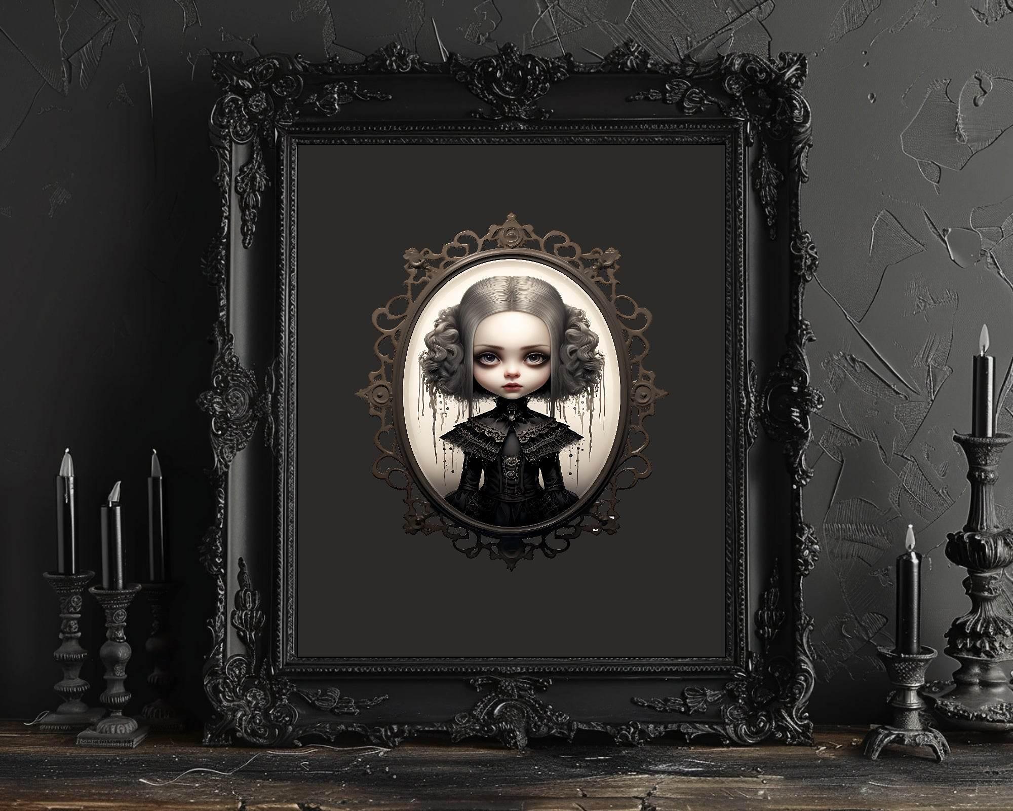 Gothic Dolls Prints | Spooky Wall Art - Larosier Prints