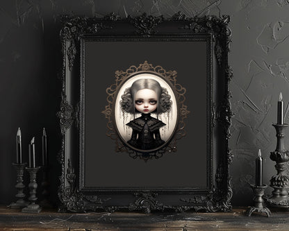 Gothic Dolls Prints | Spooky Wall Art