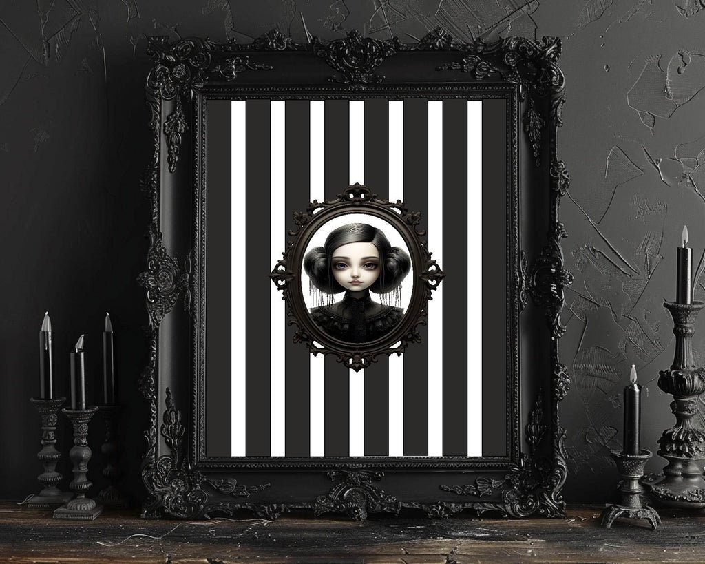 Gothic Dolls Prints | Spooky Wall Art - Larosier Prints
