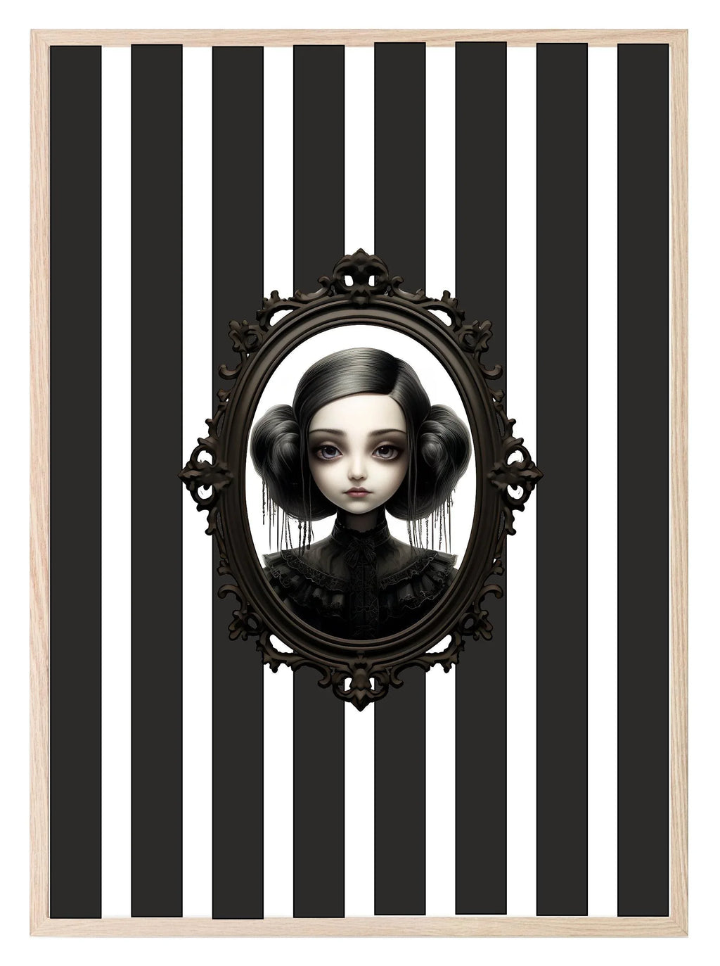 Gothic Dolls Prints | Spooky Wall Art - Larosier Prints