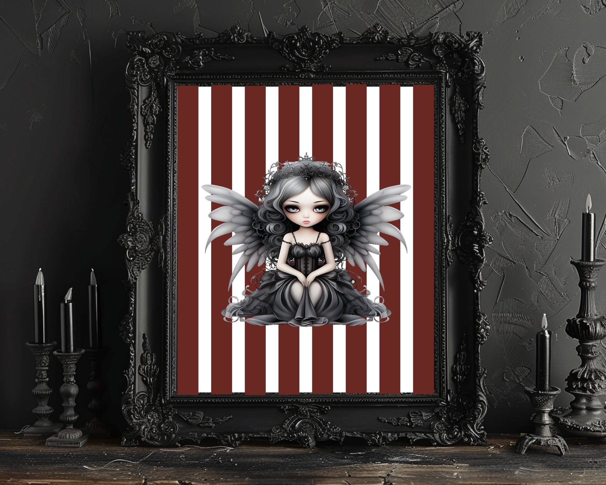 Gothic Dolls Prints | Spooky Wall Art