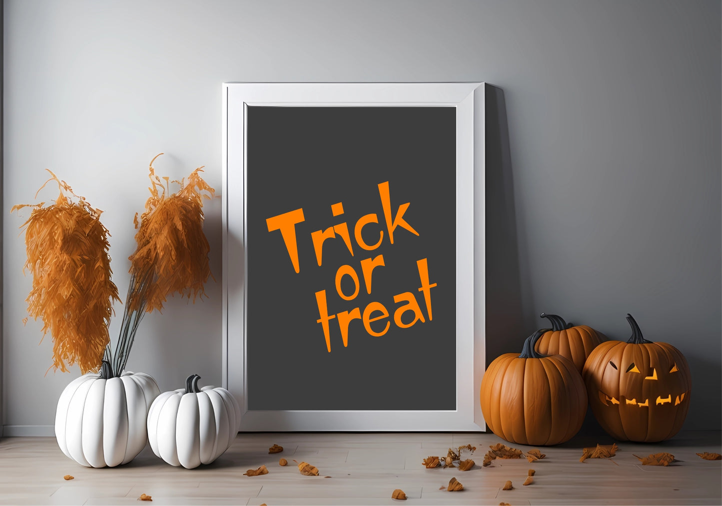 Trick or Treat Print | Spooky Wall Art