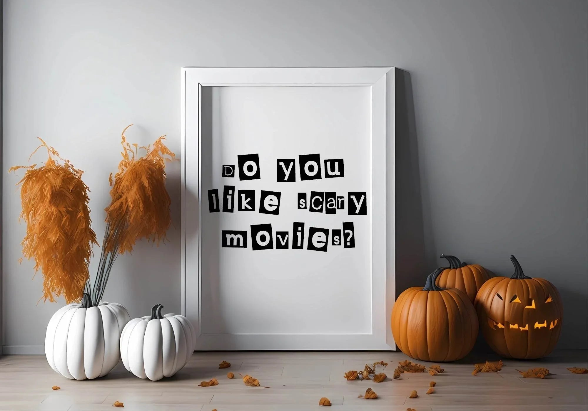 Do You Like Scary Movies Print | Scream Wall Art - Larosier Prints