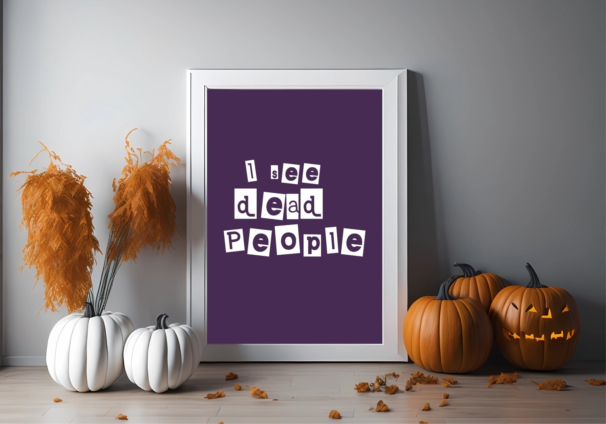 I See Dead People Print | Sixth Sense Wall Art