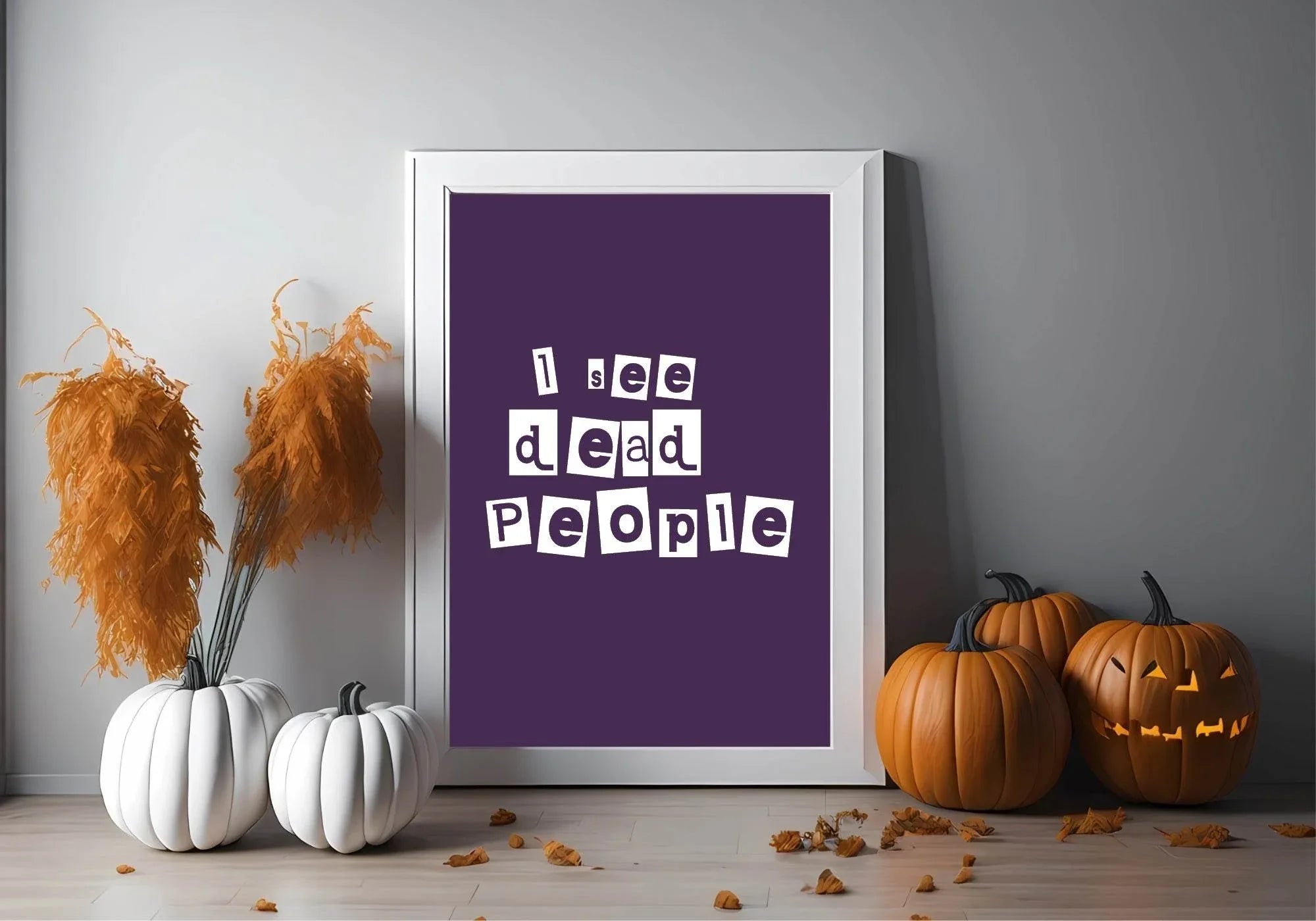 I See Dead People Print | Sixth Sense Wall Art - Larosier Prints