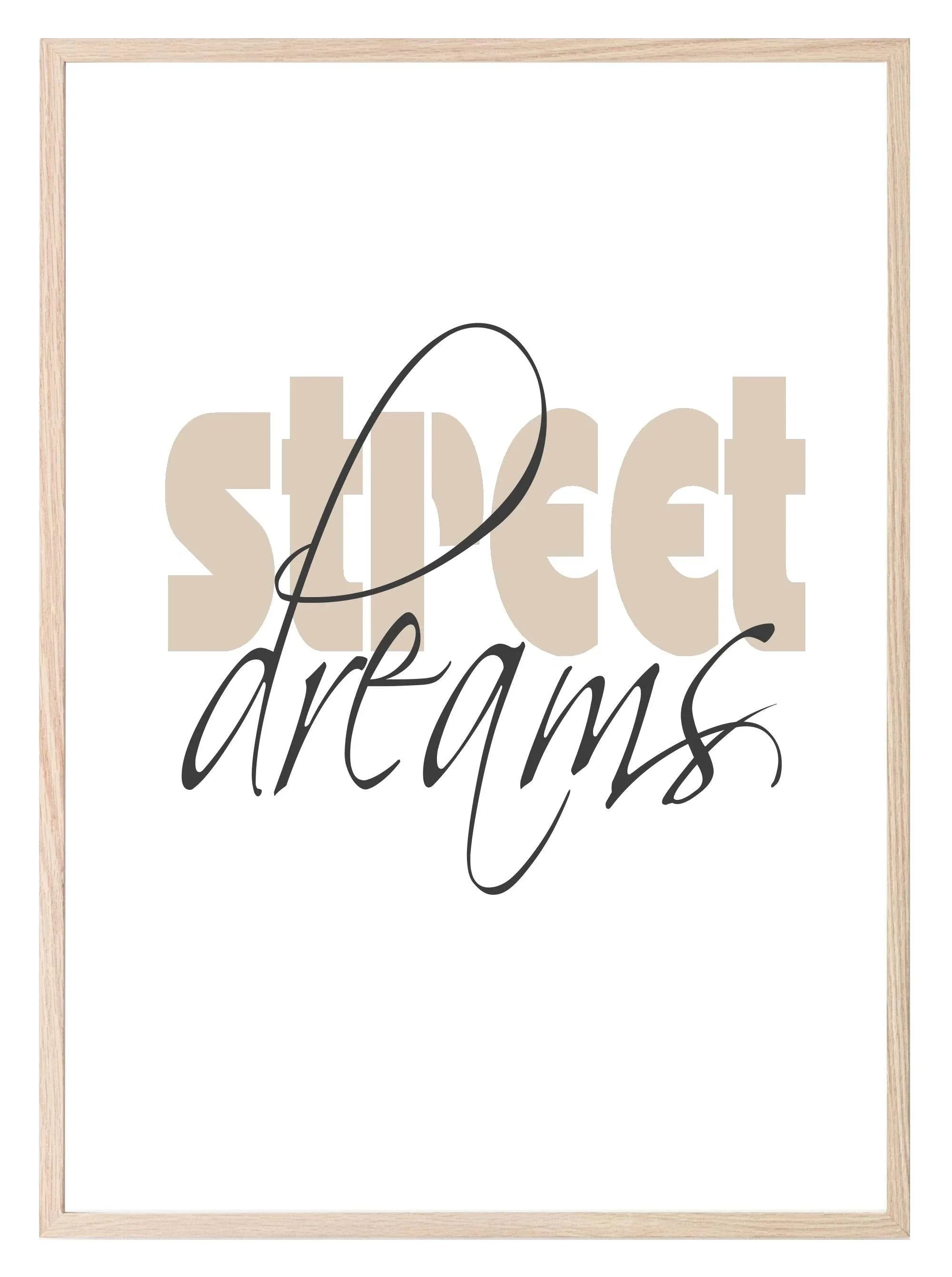 Street Dreams Print | Bedroom Wall Art - Larosier Prints