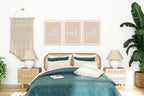Set Of 3 Be Our Guest Prints | Over the Bed | Bedroom Wall Art - Larosier Prints