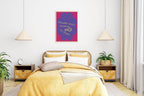Voulez-Vous Coucher Avec Moi Ce Soir Print | Bedroom Wall Art - Larosier Prints