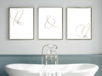 Personalised Set Of 3 Name Prints | Couple Wall Art - Larosier Prints