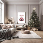 Namasleigh Santa Print | Christmas Wall Art - Larosier Prints