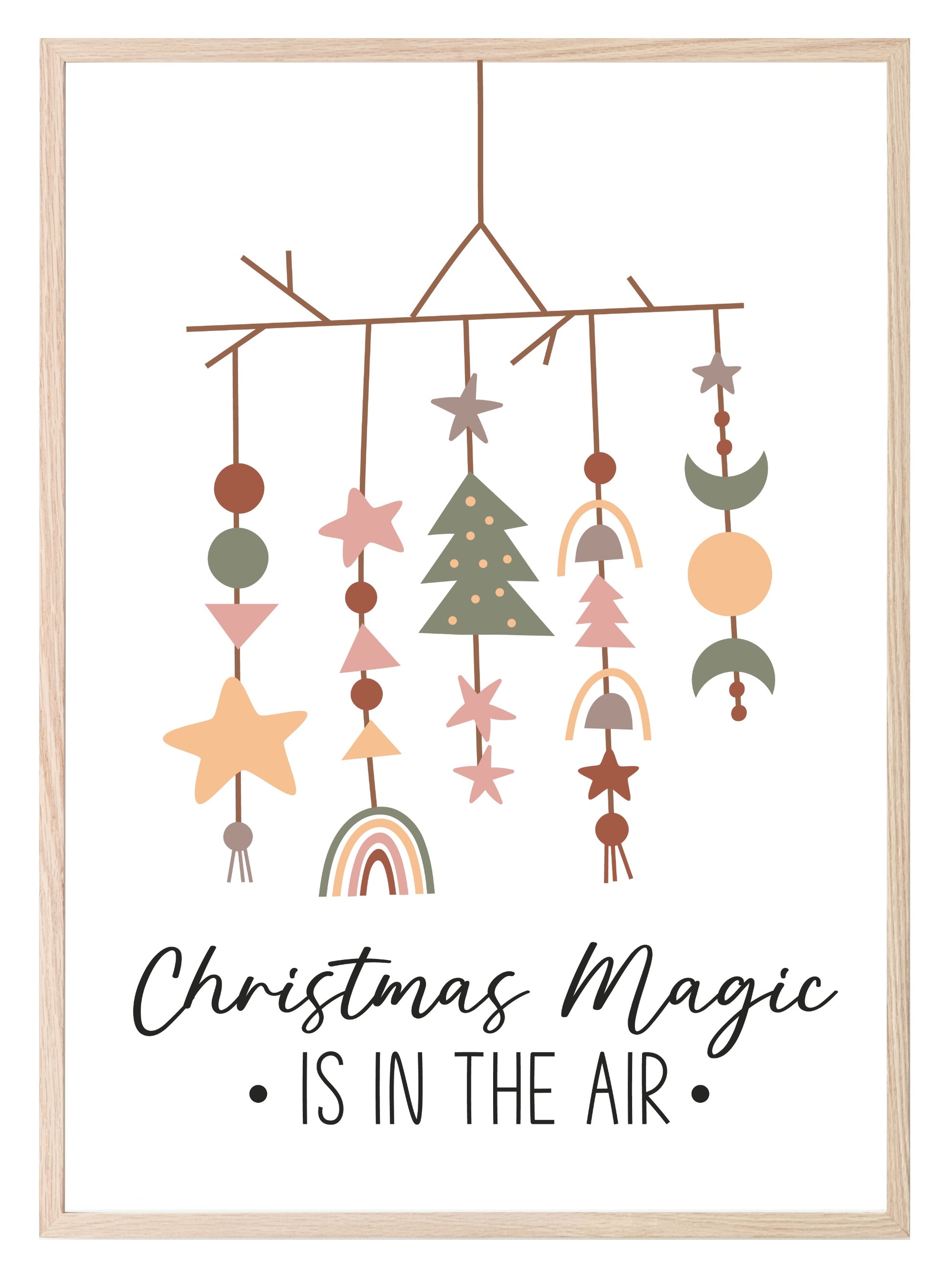 Christmas Magic Is In The Air Print | Christmas Art