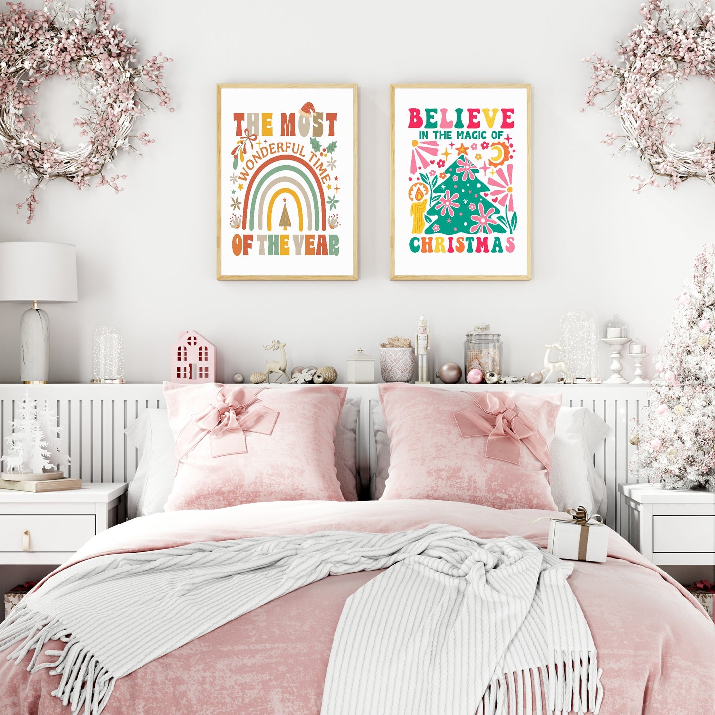 Believe In The Magic Of Christmas Print | Christmas Art